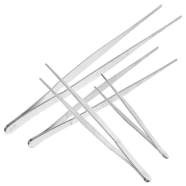 4 stk. hagetang i rustfritt stål for planting av sukkulenter