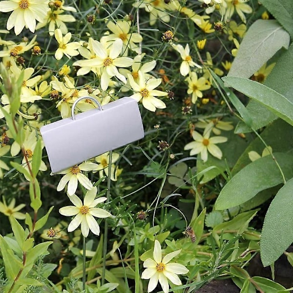25-pack Metall Växtetiketter, Trädgårdsblommor Krukväxtskyltar, Vattentät Växtskylt