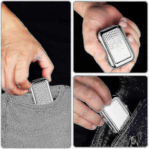 Luktresistent fickaskkopp, bärbar askkopp, bilaskkopp, mini askkopp i rostfritt stål A