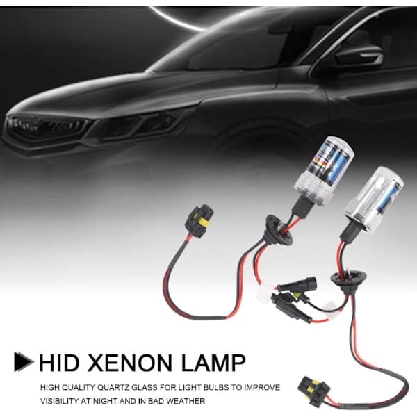 2 x H7 HID Xenon frontlyspære 35W 6000K
