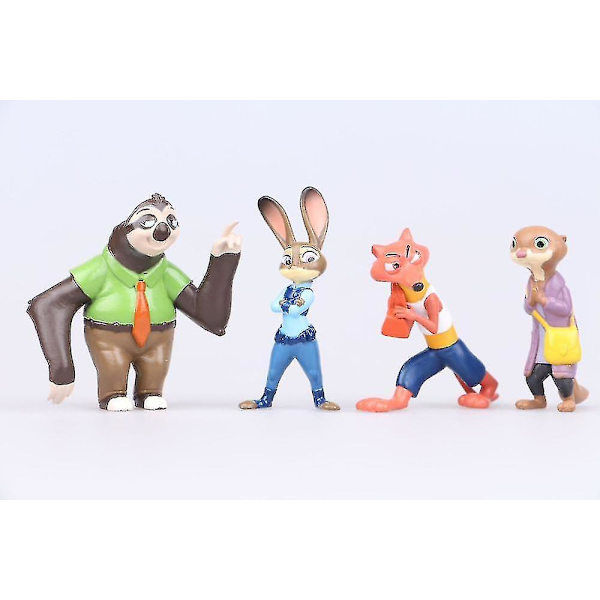 12-pack Zootopia Zootropolis leksaksfigurer