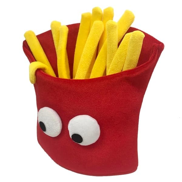 Halloween Pommes Frites Hat Fastfood Kostume Karneval Julefest Tilbehør