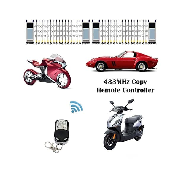 433mhz Fjärrkontroll Elektronisk Grind Garageport Öppnare Fjärrkontroll Duplicator Learning Code Ca