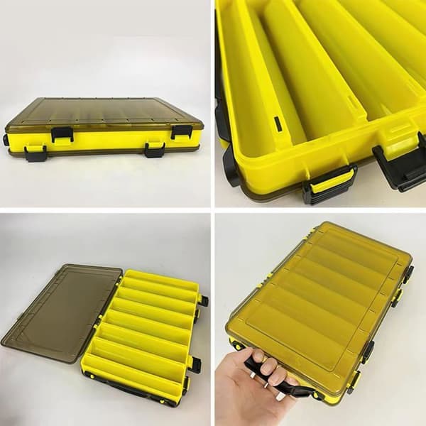 Fiskelåda för förvaring – 27 x 19 x 4,5 cm – Tillverkad av plast