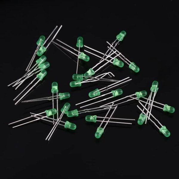 3mm farvede dioder 500 stk. 3MM 5MM LED lysdiodesæt