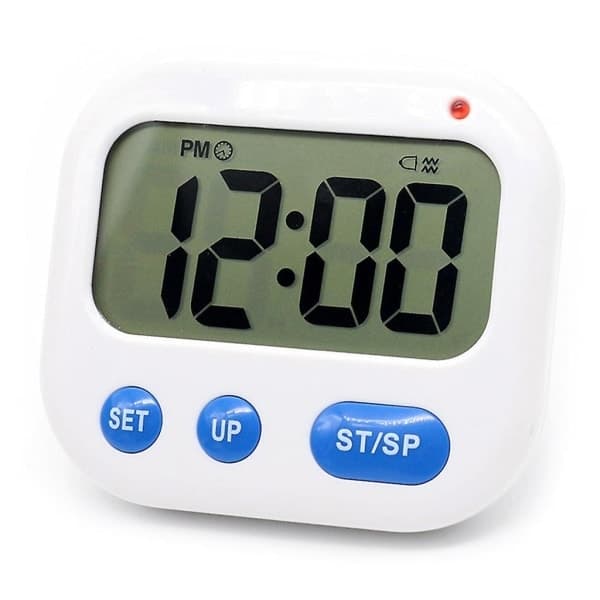 Digital väckarklocka med stor display, självlysande klocka, väckarklockor med vibration