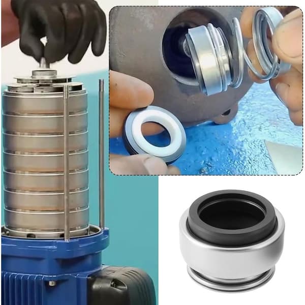 Mekanisk tätning för vattenpump, axeldiameter 12 mm, 24 x 15 x 12 mm