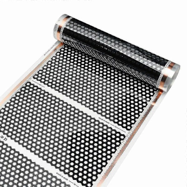 Golvvärme 50cmx2m Honeycomb Värmare Elektrisk Infraröd Uppvärmd Golvfilm 220v Hy