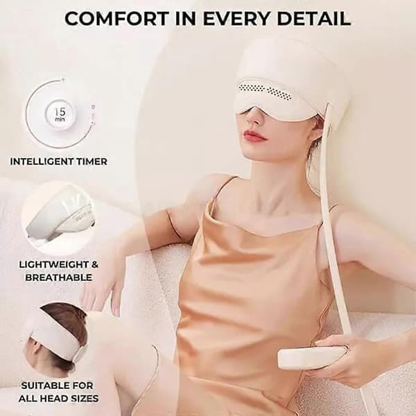 Arrow Bay - 2.0 Massageflow Pro, Arrow Bay Hovedmassager Milk White With Hat
