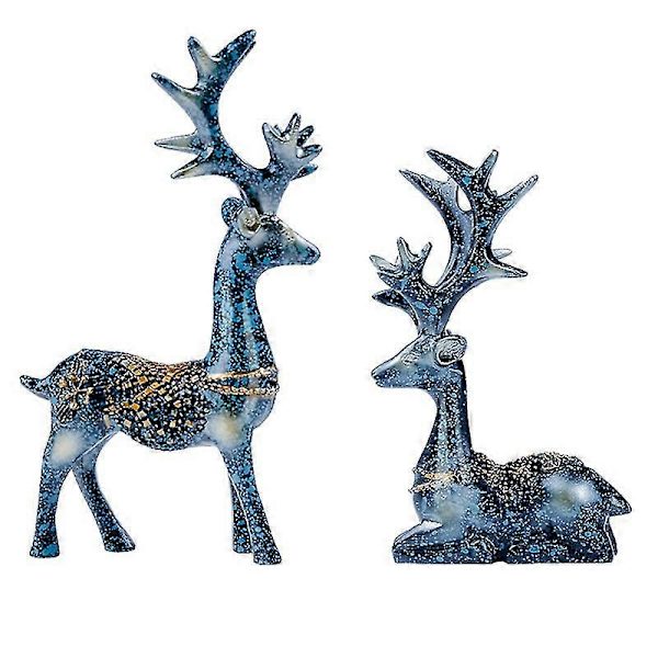 2 stk. hjortefigur bilpynt