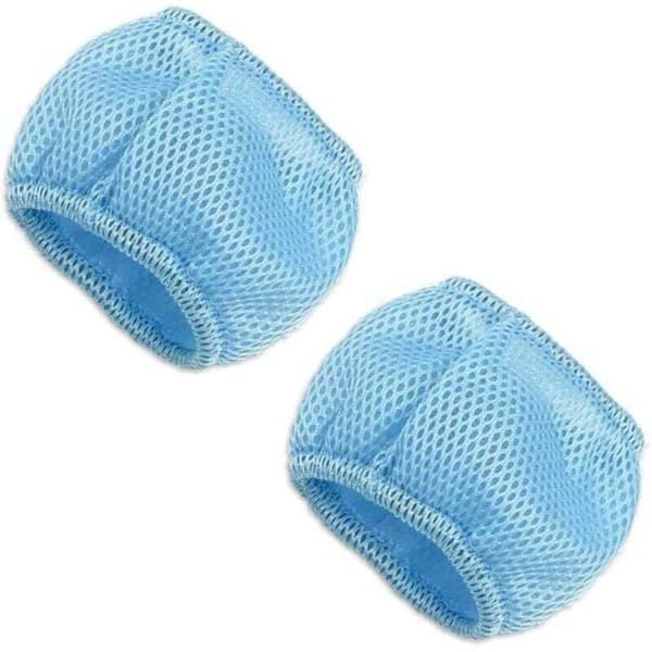 Set med 2 skyddsnät kompatibla med Mspa Spa-filter, nätskydd för Mspa 90 ersättningsfilter, veckat