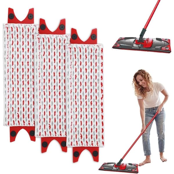 Påfyllningsbara moppdelar för Vileda mikrofibermoppkit, för Vileda Ultramax mopp/UltraMax Plus/Easy Wring UltraMax absorberande påfyllning