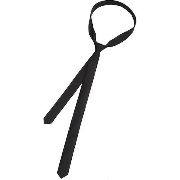 Super Slim Slips 3cm Satin Rød Gul Sort Ensfarvede Slips Håndlavede Mode Herre Tynde Smalle Slips til Bryllupsfest Slips silver