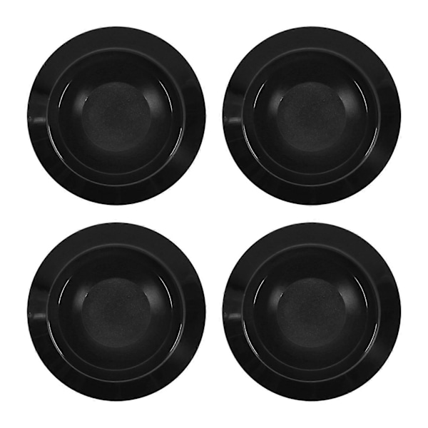 Kaesi 4-pack Pianohjulsskydd, Halksäker, Tjocka, Golvskydd, Hjulkoppar för Hemmet Black