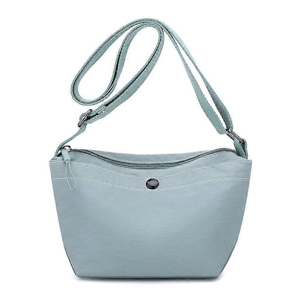 Fashion Damväska Stor Kapacitet Nylon Tyg Axelremsväska Glacier blue 230x120x160mm
