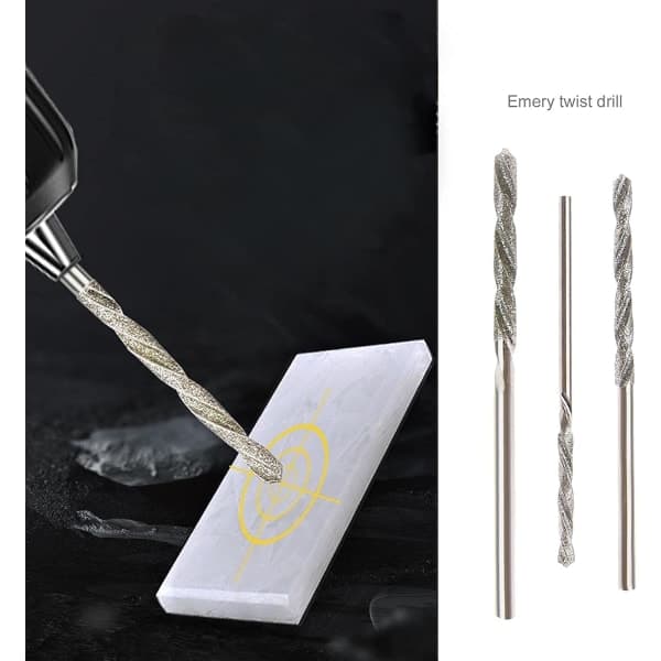 Diamantborr 0.8/1.0/1.2/1.5/1.8/2.0/2.5/3.0mm