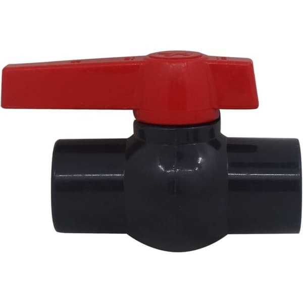 PVC-lödfogventil 20 25 32 40 50 63 75 90 110 mm kulventil för pool