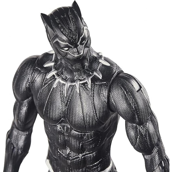 Avengers Titan Hero Series Black Panther Actionfigur, 12-tums leksak, inspirerad av Marvel Universe, för barn från 4 år och uppåt