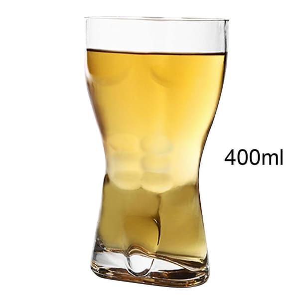 Pintglass Sexy kvinnelig kroppsformet - Vinøl -400/450/700 ml Julegave, Kampanje Transparency 450ml