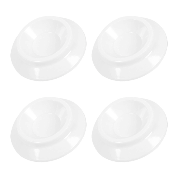 Kaesi 4-pack Pianohjulsskydd, Halksäker, Tjocka, Golvskydd, Hjulkoppar för Hemmet Clear