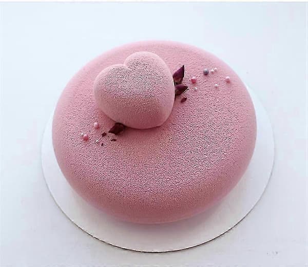 3D Maker Silikone Kageforme - Runde Silikoneforme til Nonstick Rund Mousse Kageform Cheesecake