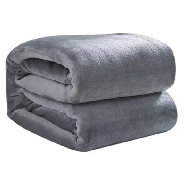 Solid blød stue soveværelse aircondition sengetæppe sovesofa tæppe solid varm farve knæpude