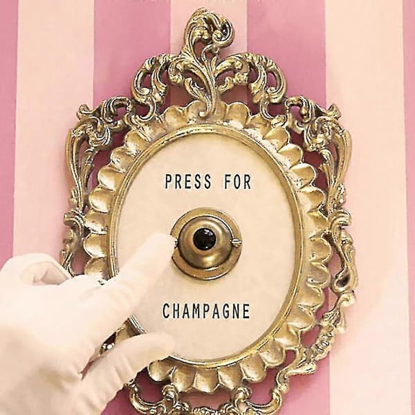 Ny Ring Mini Press För Champagne Knapp, Tryck Dörrklocka, Europeiska Retro Knappgåvor Festtillbehör