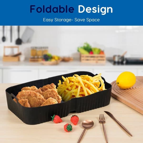Varmebestandig, non-stick silikonebelægning til 10,4L frituregryde