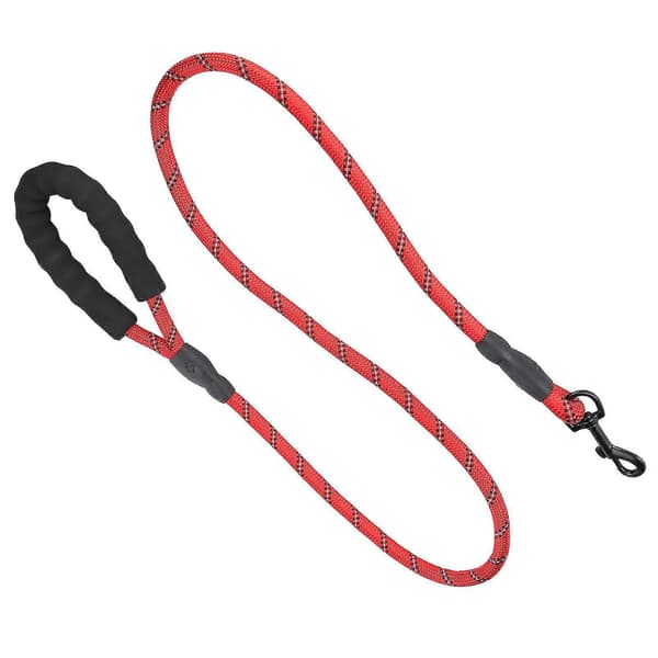 Kraftig Rund Nylon Hundesnor til Mellemstore til Store Racer med Reflekterende Stribe