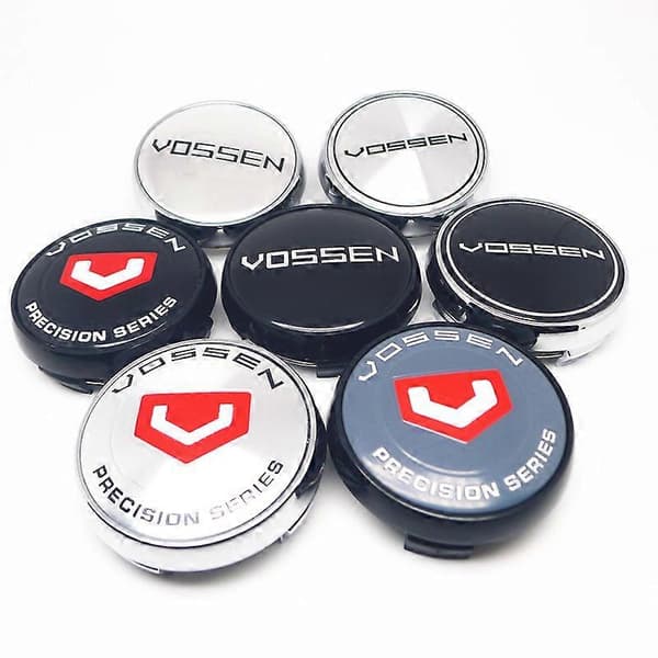 4 stk 65mm 60mm Vossen Navfelg Senterdeksel For TE37 Rays Hjuldeksel 56mm Vossen Emblem Klistremerke Styling|Hjulsenterdeksler| I