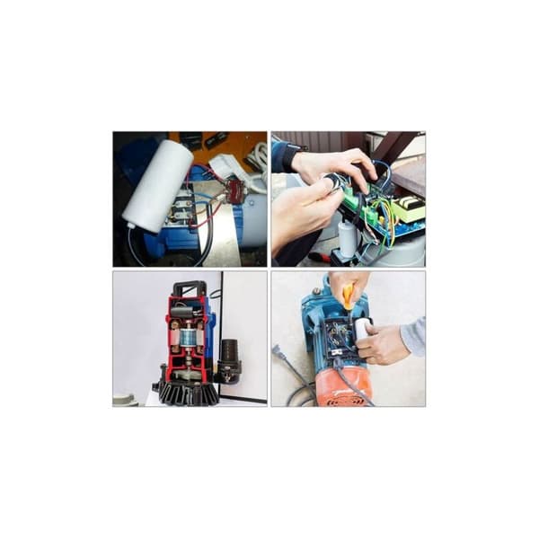 CBB60 40uF 450V 2-leder 100mm kondensator til start af elmotor, kompressor og vandpumpe