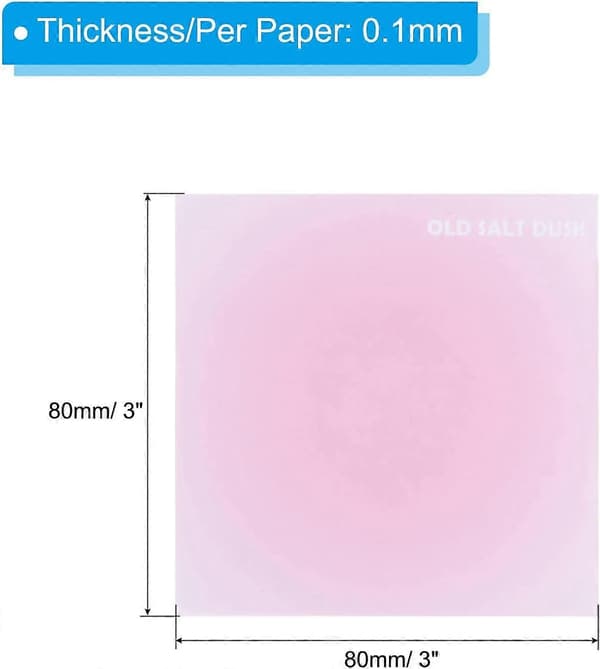 3 x 3 tommer Gradient Farve Sticky Notes, 12 pakker Klæbende Memoblokke 50 ark/blok Stærk, Pink