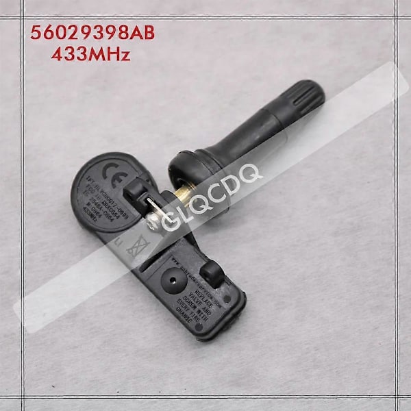 FÖR 2010-2016 JEEP GRAND CHEROKEE IV TPMS 433MHz DÄCKTRYCKSENSOR TPMS JEEP DÄCK LUFTTRYCKSENSOR 56029398AB -4PCS 56029398AB