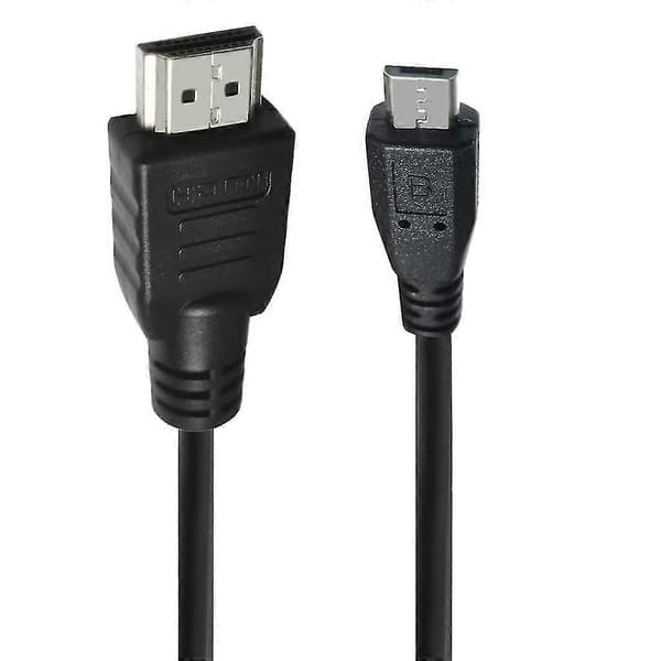 1m Micro Usb 5p Till Hdmi Hane 1080p Strömförsörjning Tv Spegling Projektionskabel