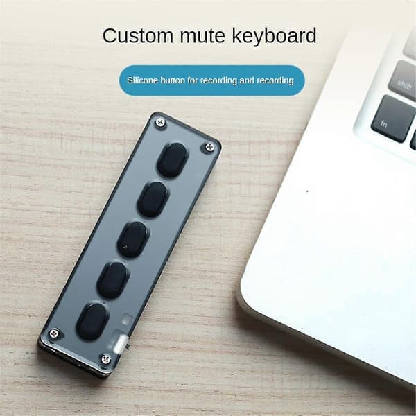 5 taster brugerdefineret tastatur makro programmerbart Bluetooth-tastatur kopier indsæt RGB-knap gaming mekanisk