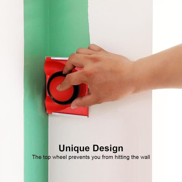 Malerredskab til vægge og lofter. Nylonbørster. Vinklede kanter. Ergonomisk design for rene linjer.