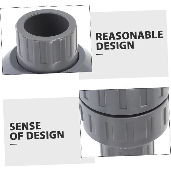 25 mm PVC envägs backventil, backventil för vatten och vätskor, högtemperaturbeständig, snabbkoppling, VVS och bevattning