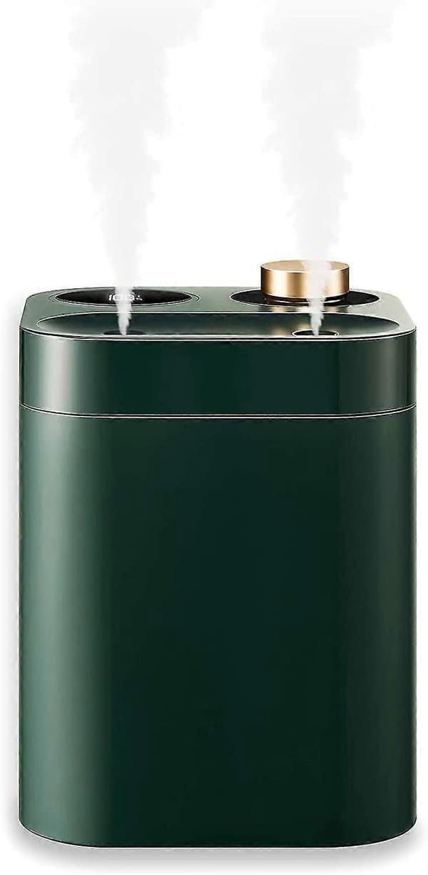 Luftfukter, Rom- og planteluftfukter, 28 Db Stille, USB-oppladbare luftfuktere (800ml Grønn)