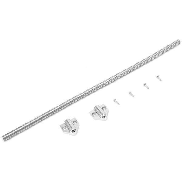 Flexibel skyddshylsa för pansardörrkabel med ändar 400 mm x 11,2 mm Vit