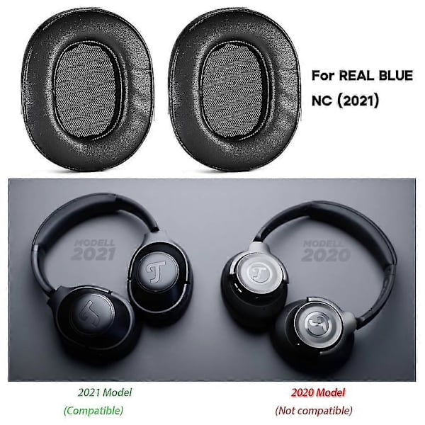 Øreputer for Teufel Real Blue Nc 2021 headset, øreputer som effektivt isolerer støy