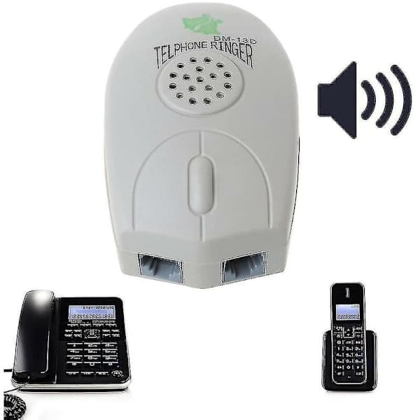 Telefonforsterker for fasttelefon, ekstra høy telefonlyd for eldre