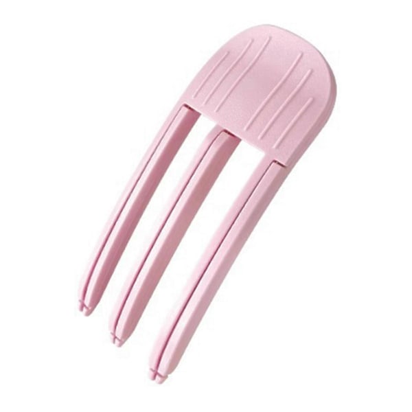 Pannelugger for kvinner, enkle å bruke, DIY hårrullere for styling, klipping, seksjonering av salonghår Pink Small