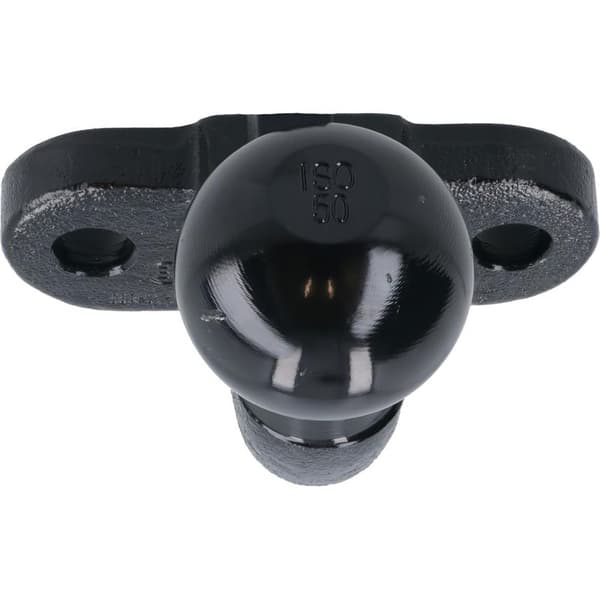 Kraftig 50 mm dragkula för standard dragkrok med hög räckvidd, svart
