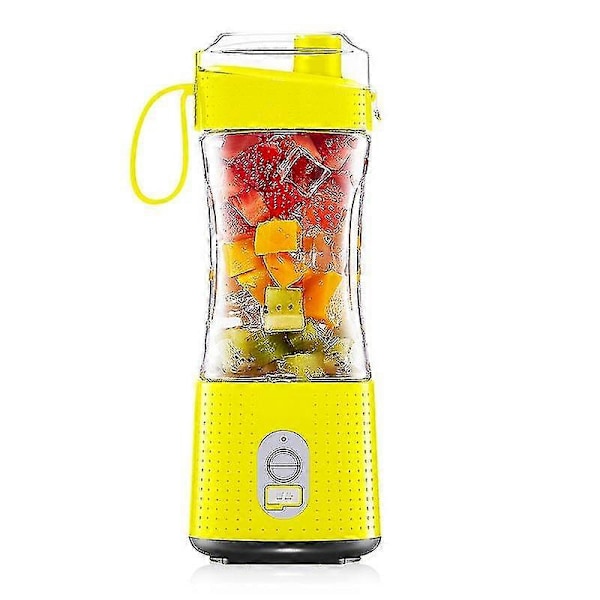 Frugt Juicer Smoothie Appelsin Mixer Elektrisk Saftpresser YELLOW
