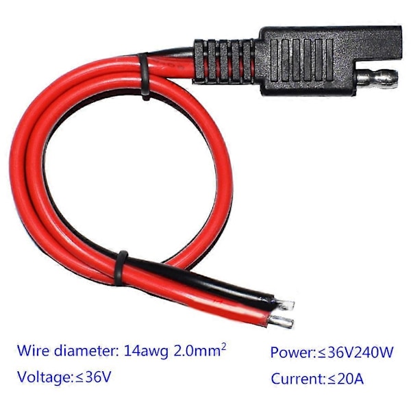 SAE-jatkekaapeli Nopea irrotusliitin 14AWG - Latausjohdon johtosarja 1 meter