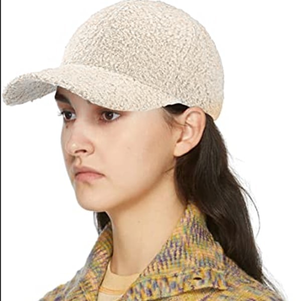 Kunstig lammeull baseballcaps Varm vinter Teddy riper