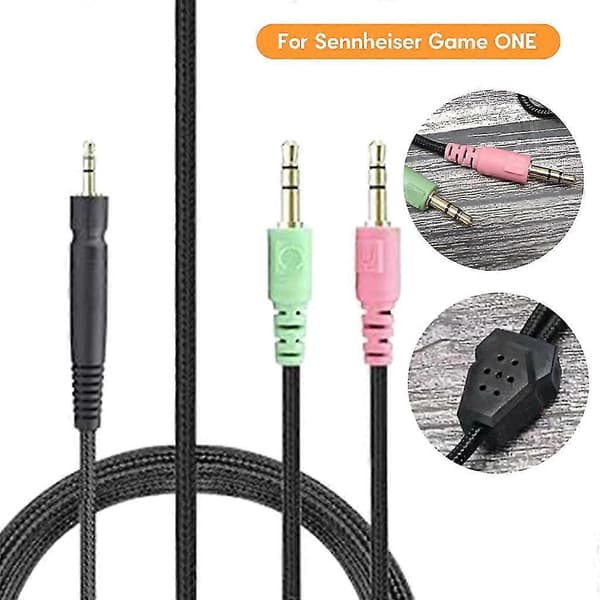 Unp Pc-kabel til Game One, pc 373d, gsp350 headset, forlænget og pålidelig ledning