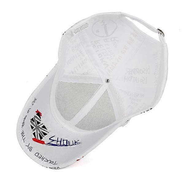 Mote Graffiti Baseball Cap Unisex Pustende Hip Hop Hatt Baseball Cap