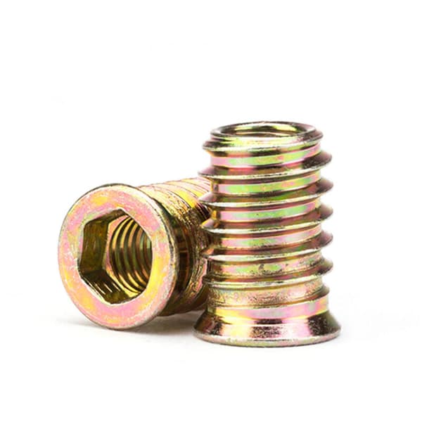 Pakke med 20 M10 gjengede sekskantmuttere (M1025mm)