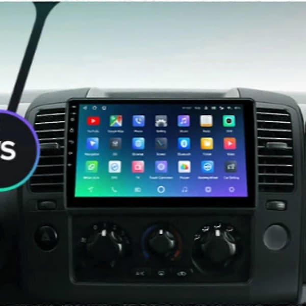 2 Din Ram Bilradio Fascia För Android 9 NISSAN NAVARA 2006-2012 Auto Stereo Plastpanel Monteringsram Frontplatta Instrumentbräda Kit black